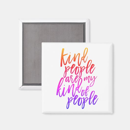 Aimant Les gens gentils sont mon genre de gens, Citation (Recto/Verso)