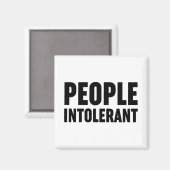 Aimant Les gens intolérants (Recto/Verso)
