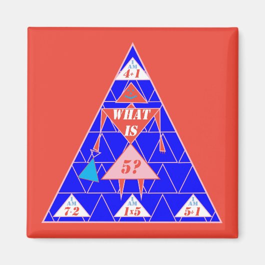 Aimant Les Geometrics-Magnet-Triangle-Age 5 (Devant)