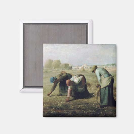 Aimant Les Gleaners, Jean-François Millet, 1857 (Recto/Verso)