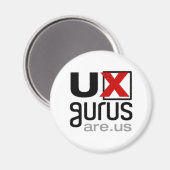 Aimant Les gourous de l'UX sont nous ! -Magnet (Recto/Verso)