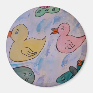 Aimant Les gouttes d'eau sur l'aimant des colliers