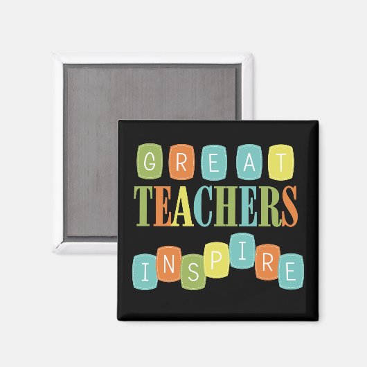 Aimant Les grands enseignants inspirent (Recto/Verso)