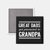 Aimant Les Grands Pères Sont Promus À Grand-Père (Recto/Verso)