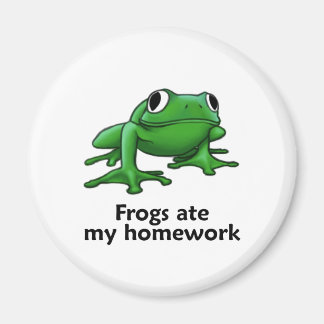 Aimant Les grenouilles ont mangé mes devoirs