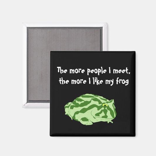 Aimant Les Grenouilles Pacman Meilleures Que Les Gens ? (Recto/Verso)