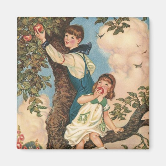 Aimant Les grimpeurs d'arbres (Devant)