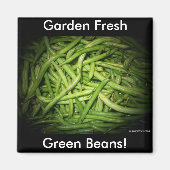 Aimant Les haricots verts sous les projecteurs (Devant)