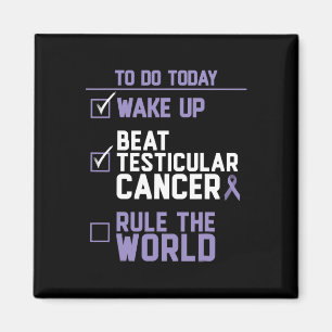 Aimant Les hommes battent le cancer testiculaire domine l