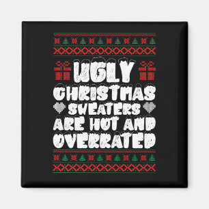 Aimant Les horribles pulls de Noël sont tendance et sures