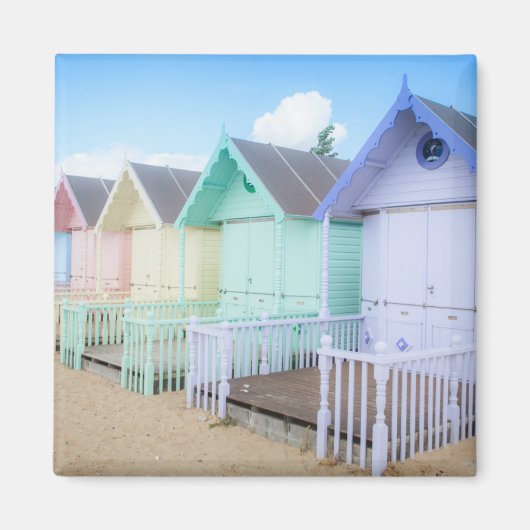 Aimant Les huttes de plage de Mersea Island (Devant)