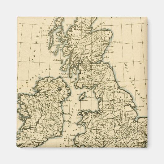 Aimant Les îles britanniques (Devant)