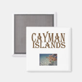 Aimant Les îles Cayman (Recto/Verso)