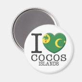 Aimant Les îles Cocos (Recto/Verso)