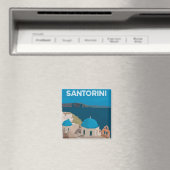 Aimant Les îles grecques de Santorin (In Situ (Lave-vaisselle))