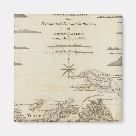 Aimant Les îles Vierges (Devant)