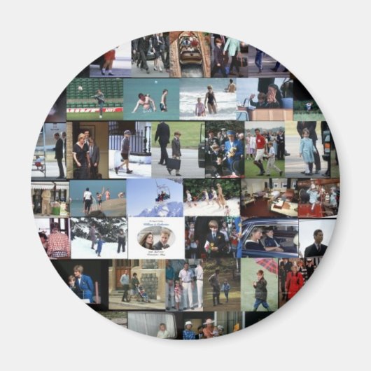 Aimant Les images de la collection William (Devant)