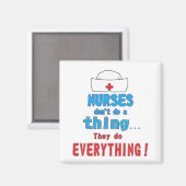 Aimant Les infirmières font tout ! (Recto/Verso)