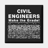 Aimant Les Ingénieurs Civils Font Le Grade (Devant)