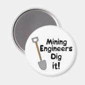 Aimant Les ingénieurs des mines adorent (Recto/Verso)