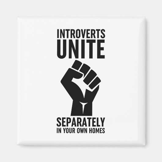 Aimant Les Introvertis S'Unissent Séparément Dans Vos Pro (Devant)