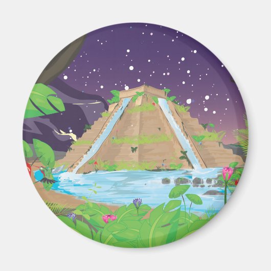 Aimant Les jardins suspendus de Babylone (Devant)