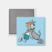 Aimant Les Jetsons | George & Astro Hug (Recto/Verso)