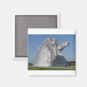 Aimant Les Kelpies 11212, Helix Park, Falkirk, Ecosse (Recto/Verso)