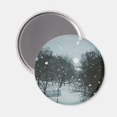 Aimant Les lacs d'hiver (Recto/Verso)