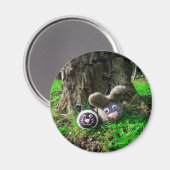 Aimant Les lapins dans les bois (Recto/Verso)