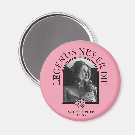 Aimant Les légendes ne meurent jamais - Le Lotus Blanc (Recto/Verso)