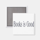 Aimant Les livres sont bons (Recto/Verso)