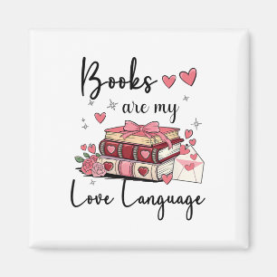Aimant Les livres sont mon langage de l'amour Lectrice am
