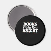 Aimant Les livres vous rendent la lecture brillante Noël (Recto/Verso)