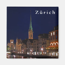 Les lumières du soir Zurich.