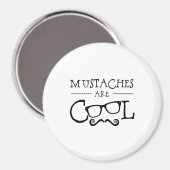 Aimant Les lunettes de soleil à moustaches (Recto/Verso)