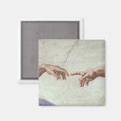 Aimant Les mains de Dieu et Adam (Recto/Verso)
