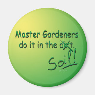 Aimant Les Maîtres Gardeners Le Font Dans Le Sol