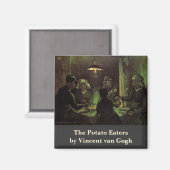 Aimant Les mangeurs de pommes de terre par Vincent van Go (Recto/Verso)
