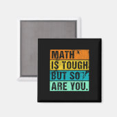 Aimant Les maths c'est dur, mais vous aussi Retour au mat (Recto/Verso)