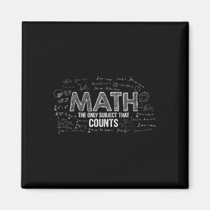 Aimant Les maths drôles sont le seul sujet qui compte Mat