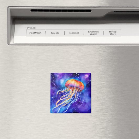 Aimant Les méduses dans l'océan abstrait (In Situ (Lave-vaisselle))