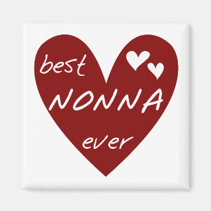 Aimant Les meilleurs cadeaux de T-shirts de Nonna de