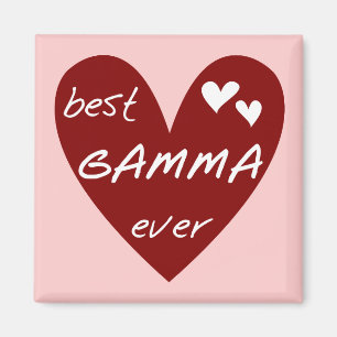 Aimant Les meilleurs T-shirts et cadeaux de gamma de