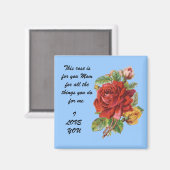 Aimant Les mères adorent (Recto/Verso)