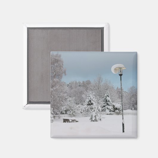 Aimant Les merveilles hivernales (Recto/Verso)