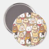Aimant Les mignons animaux (Recto/Verso)