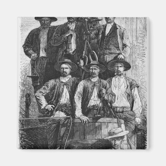 Aimant Les mineurs de charbon du Creusot pendant la deuxi (Devant)