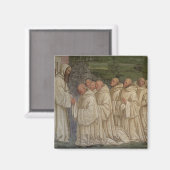 Aimant Les moines bénédictins, de la vie de saint Benoît  (Recto/Verso)