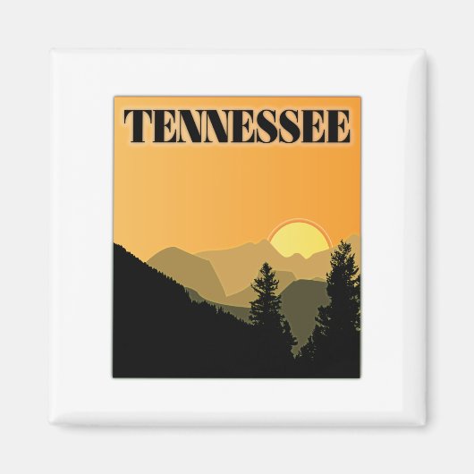 Aimant Les montagnes du Tennessee (Devant)